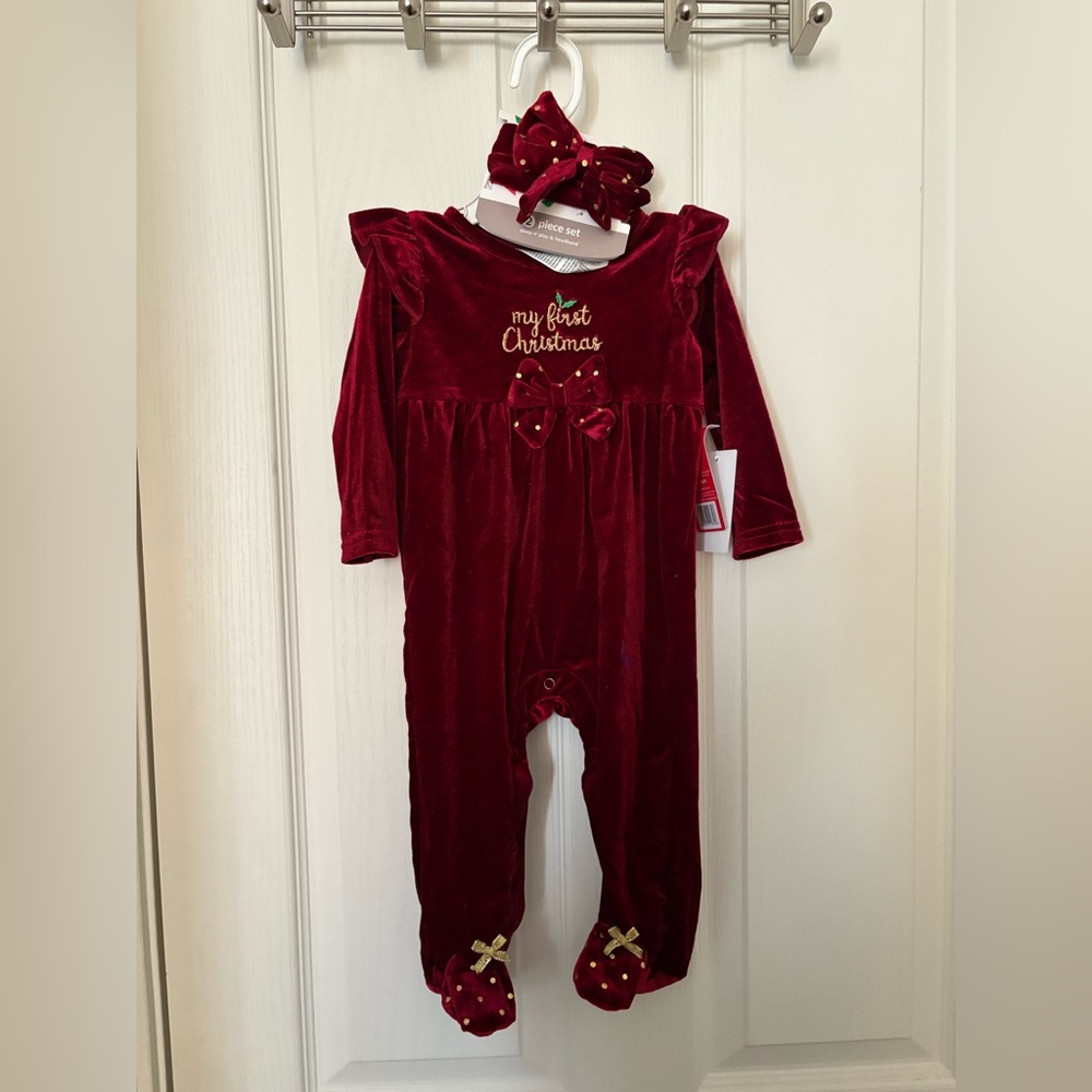 Nordstrom Red Velvet Kids Matching Set